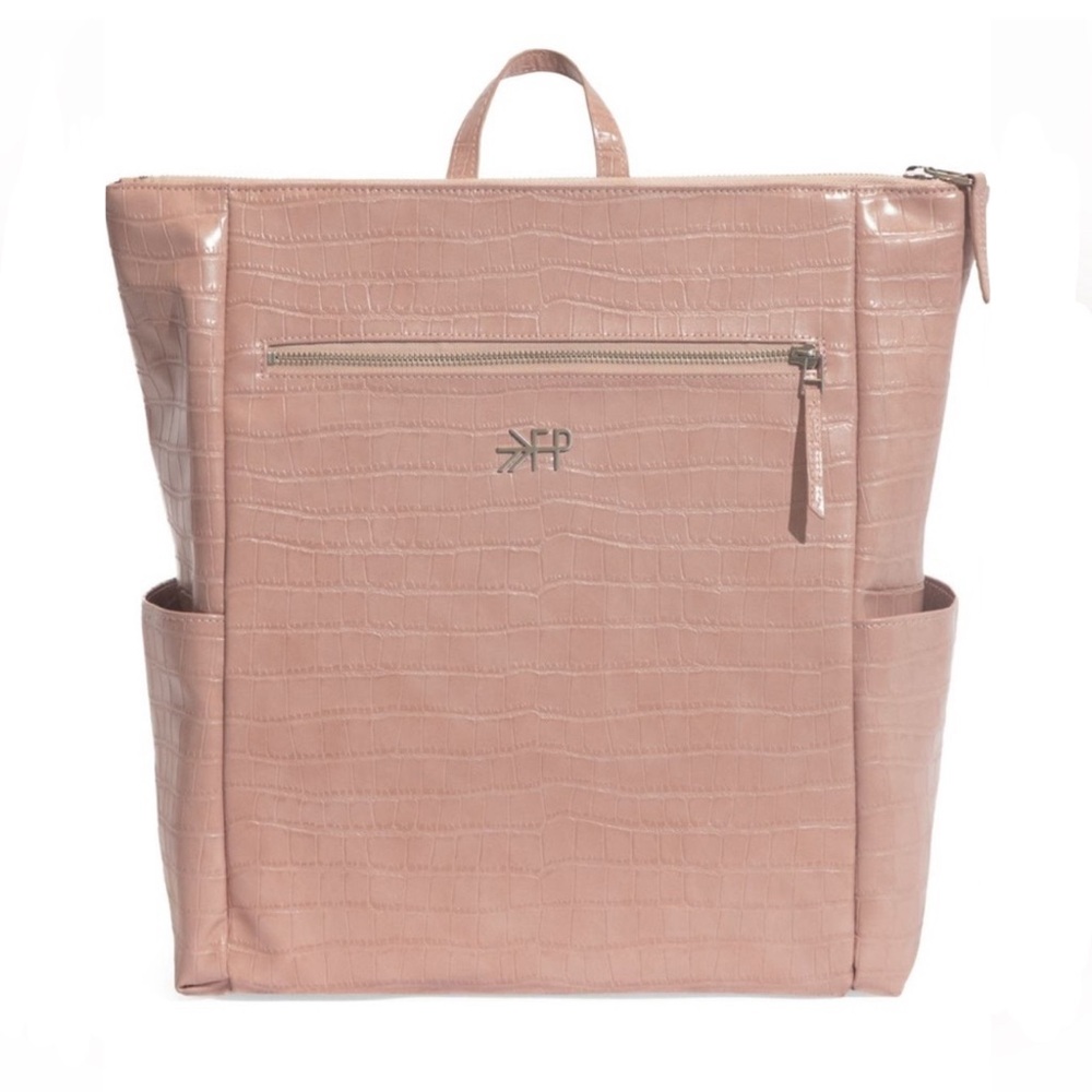 Freshly Picked Pink Crocodile Diaper Bag